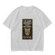 Olive T-Shirt With 'I've Done Horrible Things For Money' Cat Work Print
