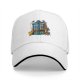 Black baseball cap with Mexican themed TARDIS graphic