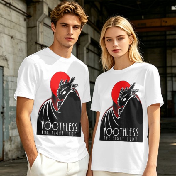 Toothless The Night Fury Dragon Graphic T-Shirt