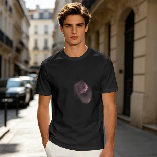Olive Green T-Shirt With Cute Seal Print