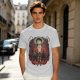 One Piece Luffy Graphic Print Olive T-Shirt