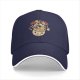 Black Baseball Cap With Cute Neko Ramen Cat Bowl Graphic