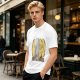 Olive T-Shirt With Funny Taco Characters Around A Campfire