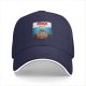Black baseball cap with Kong and banana graphic print