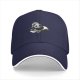 Black Baseball Cap With Cute Panda Eating Ramen Graphic