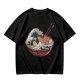 Olive T-Shirt Featuring The Great Wave Off Kanagawa Ramen Bowl Art