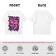 Olive T-shirt with playful bear-fruit graphic print