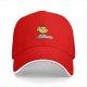 Black baseball cap with cheerful lemon graphic and make lemonades text