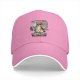 Black baseball cap with beagle dog coffee pun graphic