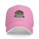 Black baseball cap with Royale with Cheese graphic print