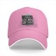 Black baseball cap with Mental Fest themed band-style print