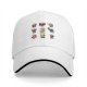 Black Baseball Cap With Fantasy Beer Mug Character Prints