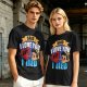 Olive t-shirt with Pinocchio 'Said I Love You But I Lied' print