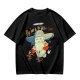 Totoro and Girls Fly Me To The Moon Graphic T-Shirt Design