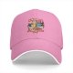 Black baseball cap with Kitten Nuggets cartoon cat graphic