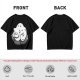 Olive Green T-Shirt With Sleeping Curled Cat Graphic Print