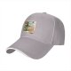 Black Baseball Cap with Howl's Moving Castle Scarecrow Stamp Art
