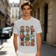 Christmas Capybara Characters Graphic T-Shirt