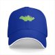 Black Baseball Cap With Cute Green Dinosaur Graphic