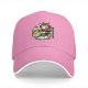 Black baseball cap with cute samurai panda riding a horse graphic