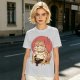 Olive Green T-Shirt With Bulldog Frog Hybrid Graphic Print