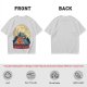 Capybara Camping Tent Full Moon Graphic T-Shirt