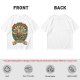 Olive T-shirt with Pirate Ship Homeward Bound Tattoo Style Print