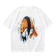 Olive T-Shirt With Cute Clownfish Sushi Graphic Print