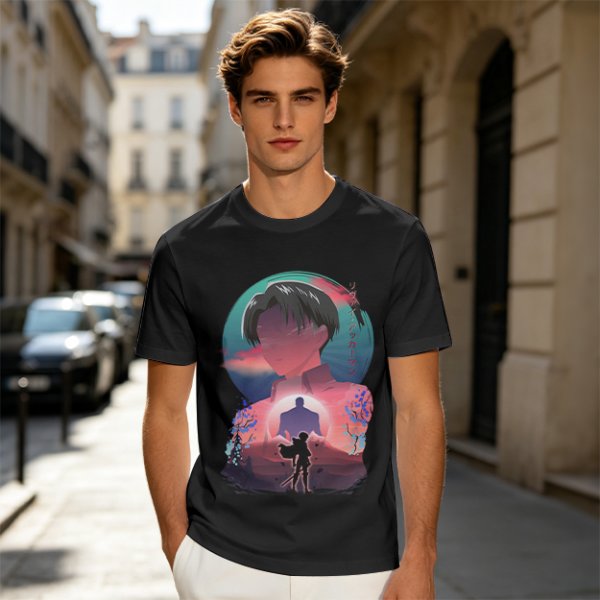 Attack on Titan Levi Ackerman Graphic Anime T-Shirt