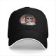 Black baseball cap with Spock graphic and 'Spock to the Wind' print
