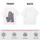Olive T-Shirt With Colorful Donkey Pinata Graphic Print