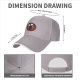 Black baseball cap with devil cat 'Purr Evil' graphic print