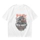 Olive Green T-Shirt with Japanese Ramen Themed Anime Art Print