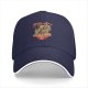 Black Baseball Cap with Ramen Dragon Japanese Art Print