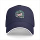 Black Baseball Cap With 'But First Coffee' Halloween Themed Print