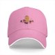 Black Baseball Cap With Cute Kittens And Yarn Balls Print