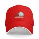 Black baseball cap with mirror and coffee graphic that says LIKE THIS