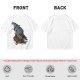 Owl Wizard With Spell Book Graphic Tee