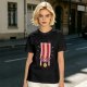 Olive T-Shirt With Cartoon Bacon Champion Medal Print