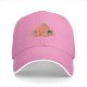 Black Baseball Cap with Cute Octopus and Kittens Graphic