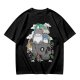 Olive T-shirt with Studio Ghibli Totoro and Spirited Away Characters Print