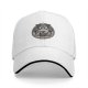 Black baseball cap with emotional support demon graphic