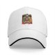 Black baseball cap with creepy Teletubbies 'Always Say Bye-bye' print