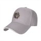 Black Baseball Cap With Psychedelic Skull Snake Graphic