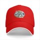 Black Baseball Cap with Howl’s Moving Castle Dancing Characters Print