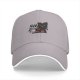Black Baseball Cap With Cute Raccoon And Evil Shadow Graphic