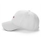 Black Baseball Cap with Smiling Fried Egg and Bacon Print