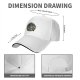 Black Baseball Cap With Anime Swordsman Graphic Print