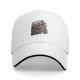 Black Baseball Cap with Critical Hit Dragon D20 Print for Tabletop RPG Fans