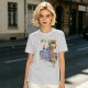 Olive T-Shirt with Shy Mage Wizard and Magical Artwork Print